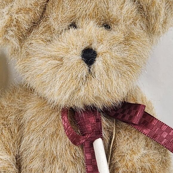 Vintage Boyd's Head Bean Collection Brown MISS GRADUATE Plush Stuffed Bear Toy - Picture 6 of 13